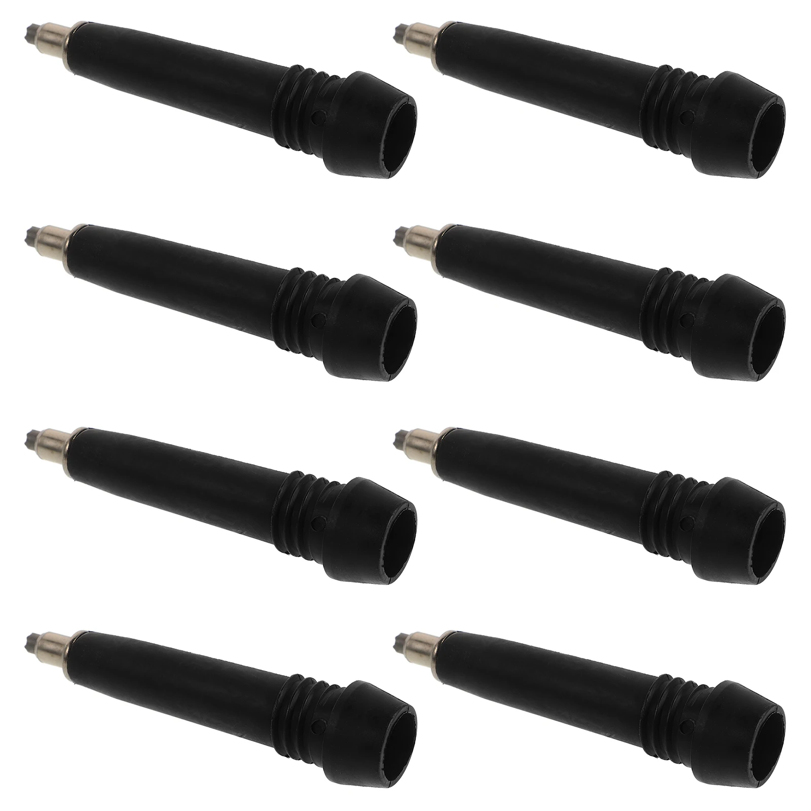 

8 Pcs Stick Tip Accessories Replacement Cane Tips for Stability Trekking Pole Carbon Tungsten Steel Hiking