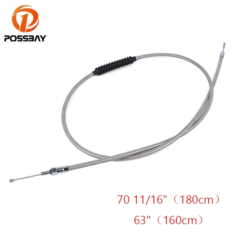 

160cm 180cm Motorcycle Clutch Cable for Harley Dyna Fatboy Heritage Night Rod Road King Road Glide Softail Sportster 883