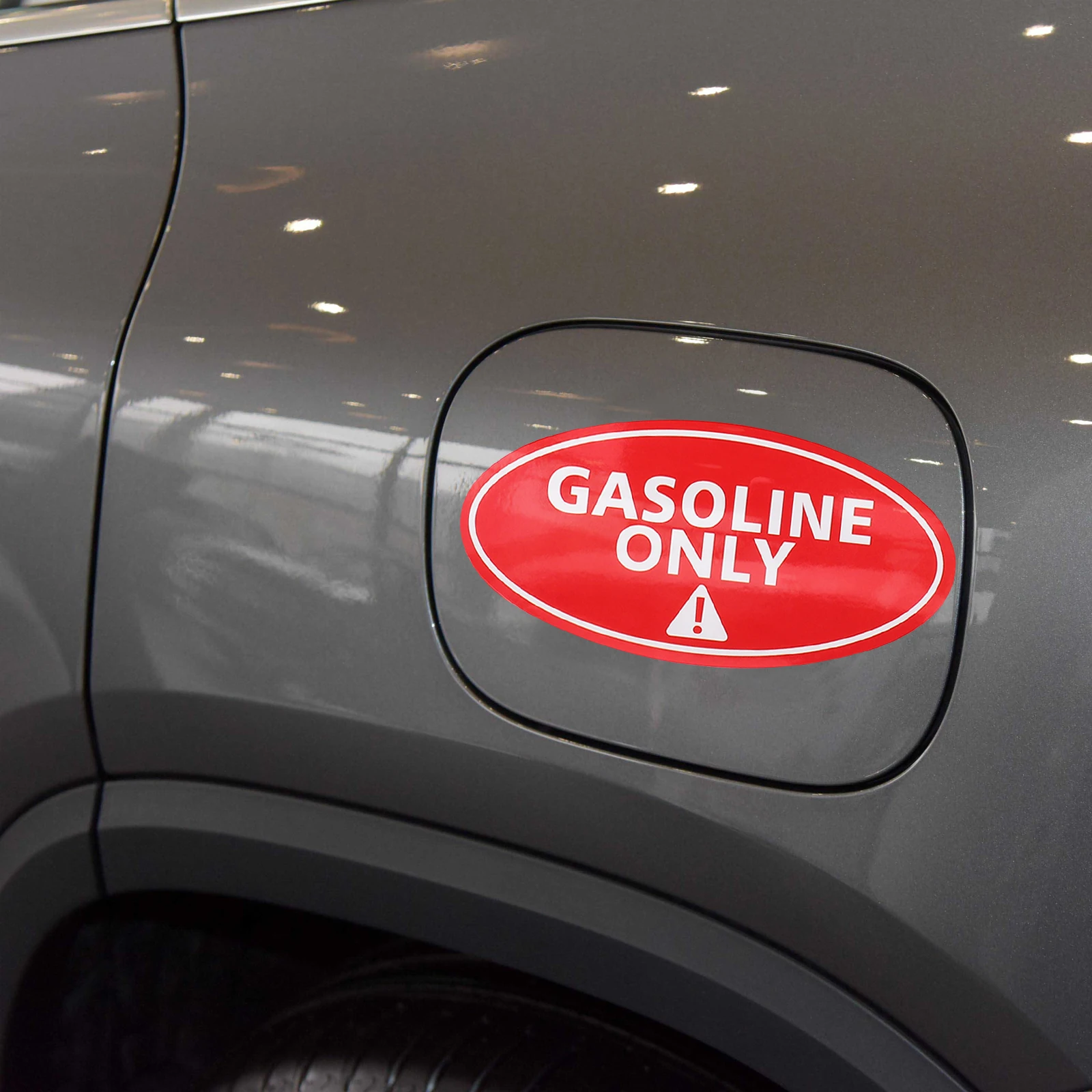 

30Pcs Mixed Fuel and Only Car Fuel Cap Identification Stickers Durable Outdoor Labels Only Labels