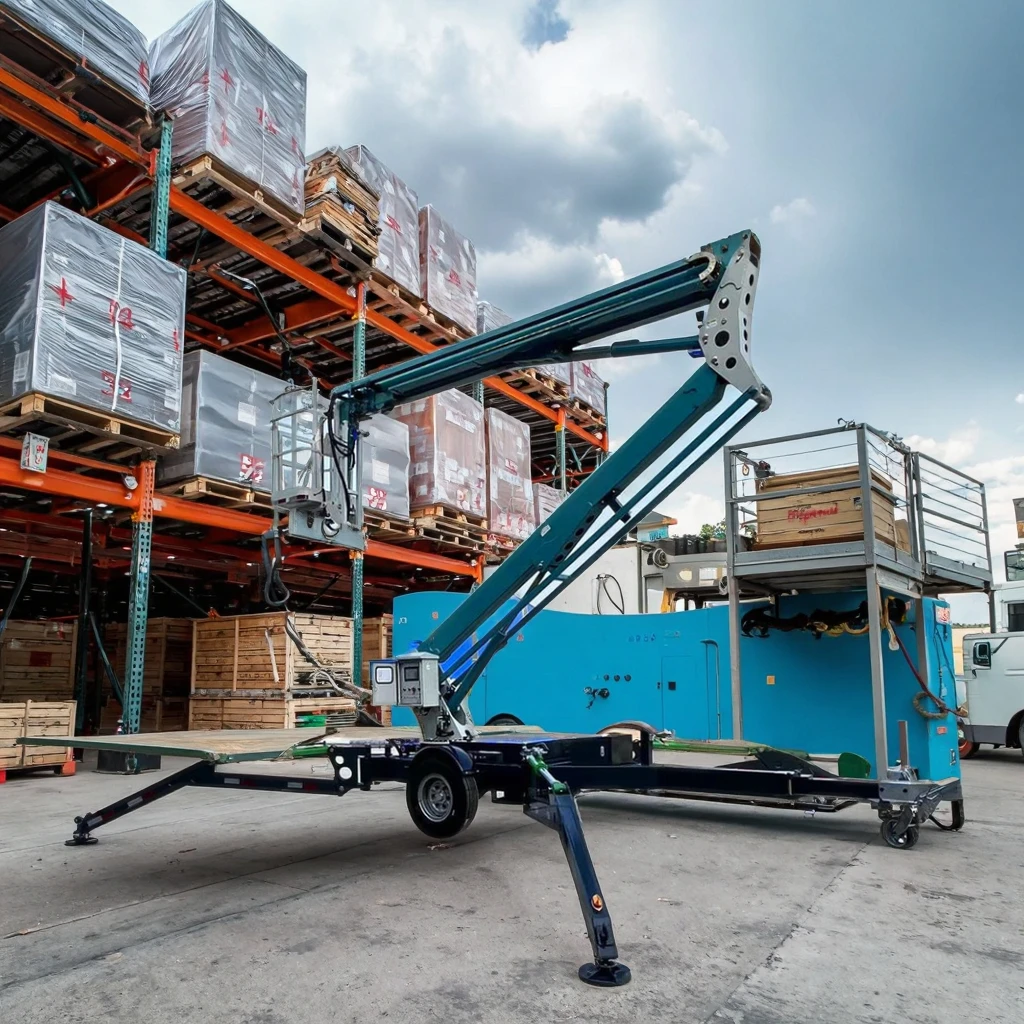 P-807 العنكبوت الهيدروليكي توضيح الرفع الارتفاع بوم مفصلية بوم رفع الديزل بالطاقة بوم رفع