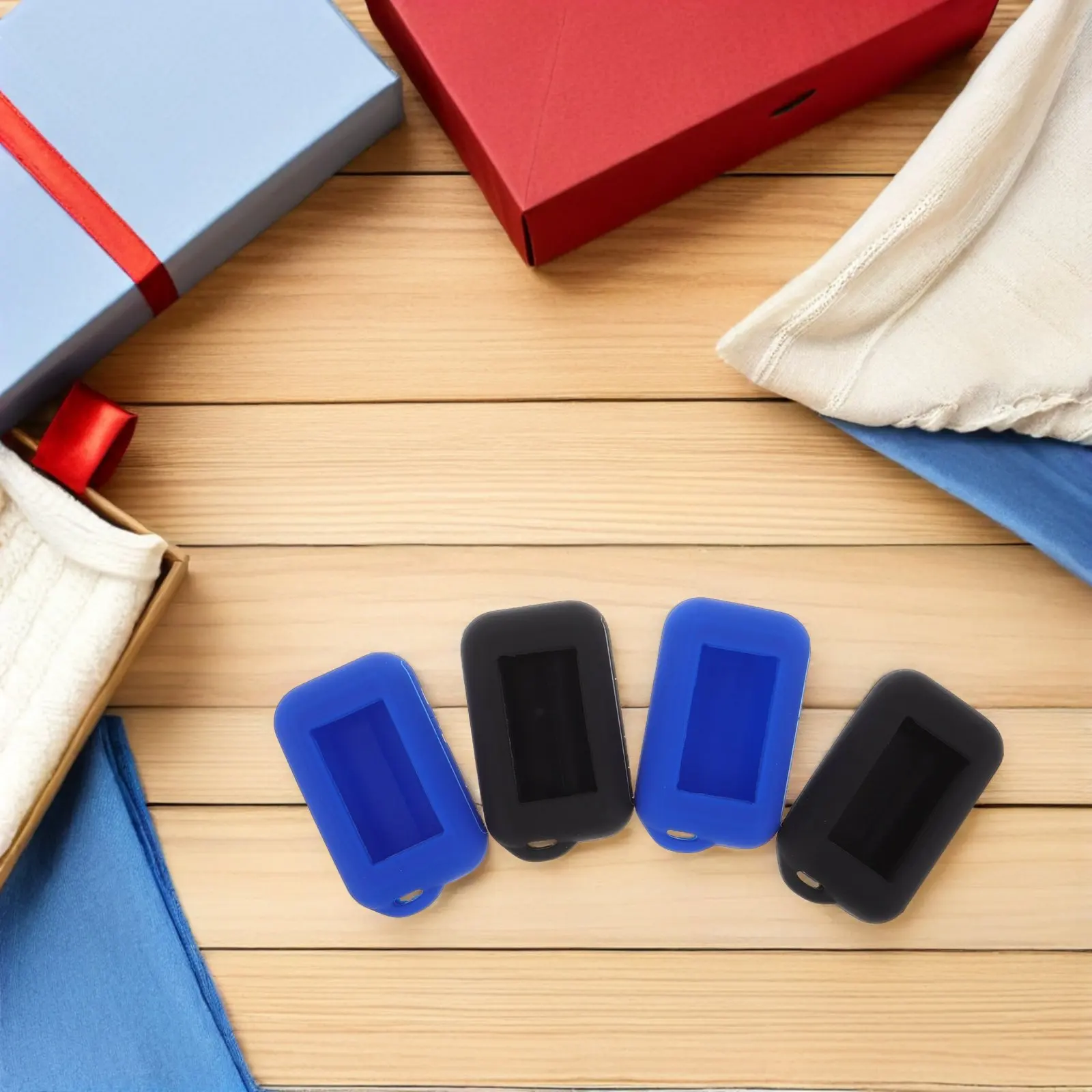 

Комплект из 4 силиконовых защитных чехлов для автомобильных ключей-брелоков, совместимых с Starline E91 E61, пылезащитные, ударопрочные