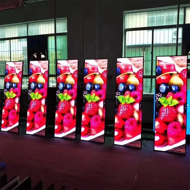 P2 P2.5 Floor Standing LED Poster Full Color Indoor Commercial Advertising Screen - view 3
