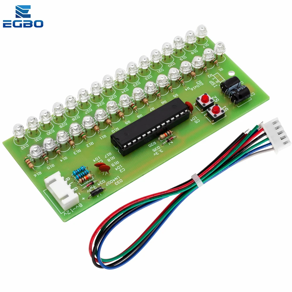 1 〜 5 個 MCU 調整可能な表示パターン LED VU メーターレベル