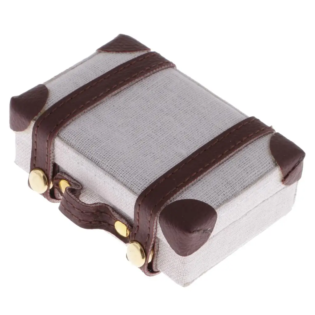 Set di valigie per casa delle bambole in scala 1/6 per accessori per bambole da 12 pollici