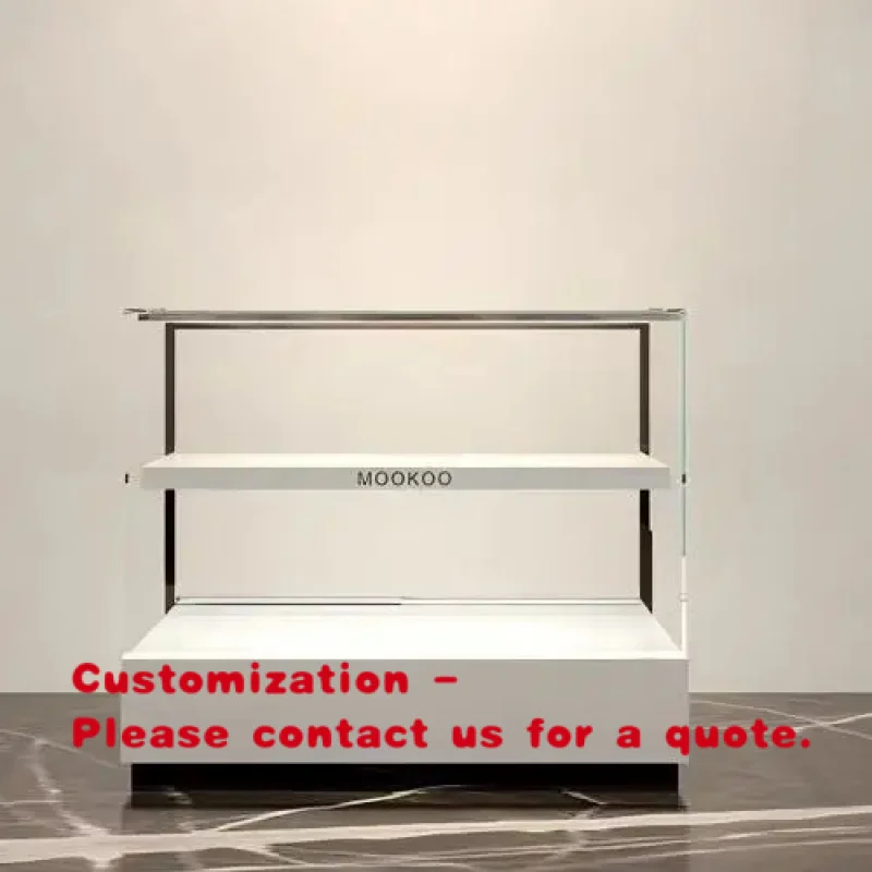 

custom.Beautiful White Vitrine Jewelry Cabinet Retail Supplies