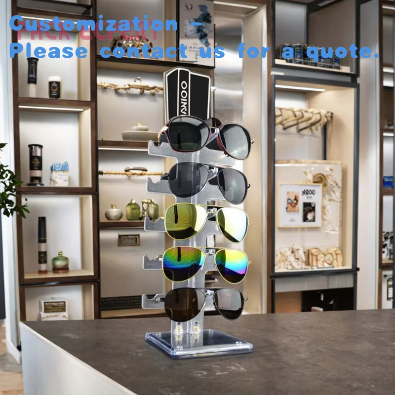 

custom.EDa factory customized Glasses storage apply displays Props Shopping mall eyewear store Acrylic Sunglasses Display Stand