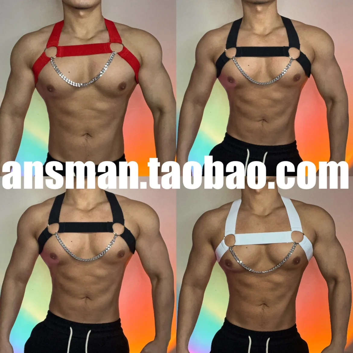 

Ночной клуб бар DJ мужской певец ведущий танц сексуальный Железный цепочка эластичный ремень нагрудный ремень плечевой ремень стандартный костюм для представлений