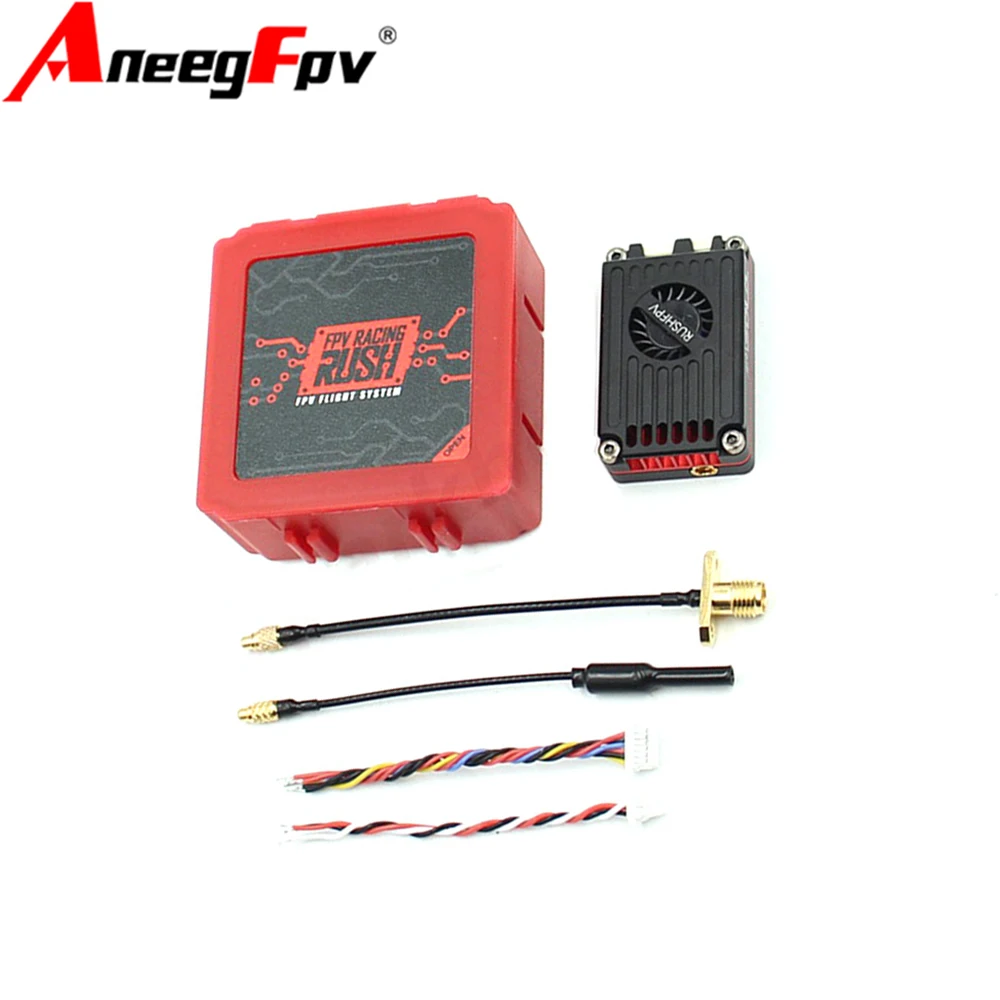 جهاز إرسال فيديو RUSH TANK MAX SOLO 5.8 جيجا هرتز 2.5 وات عالي الطاقة 48CH VTX مع غلاف CNC لطائرات بدون طيار RC FPV طويلة المدى ذات الأجنحة الثابتة DIY #6