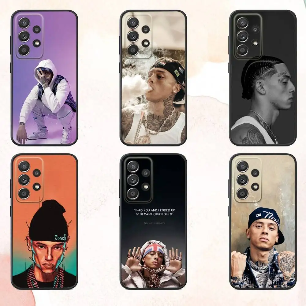 

Phone Case For Samsung S25,S24,S21,S22,S23,S30,Ultra,S20,Plus,Fe,Lite,Note,10,9,5G C-Central Rapper C-Cee Black Cover