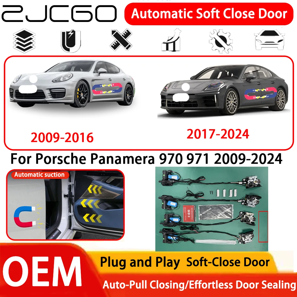 

for Porsche Panamera 970 971 2009-2024 Car OEM Plug and Play Automatic Electric Soft Close Door Comfort Closing System