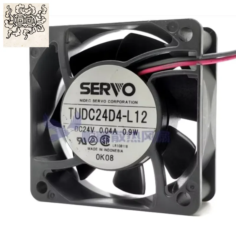 

Ltsf For SERVO TUDC24D4-L12 DC 24V 0.04A 60x60x25mm 2-Wire Server Cooling Fan