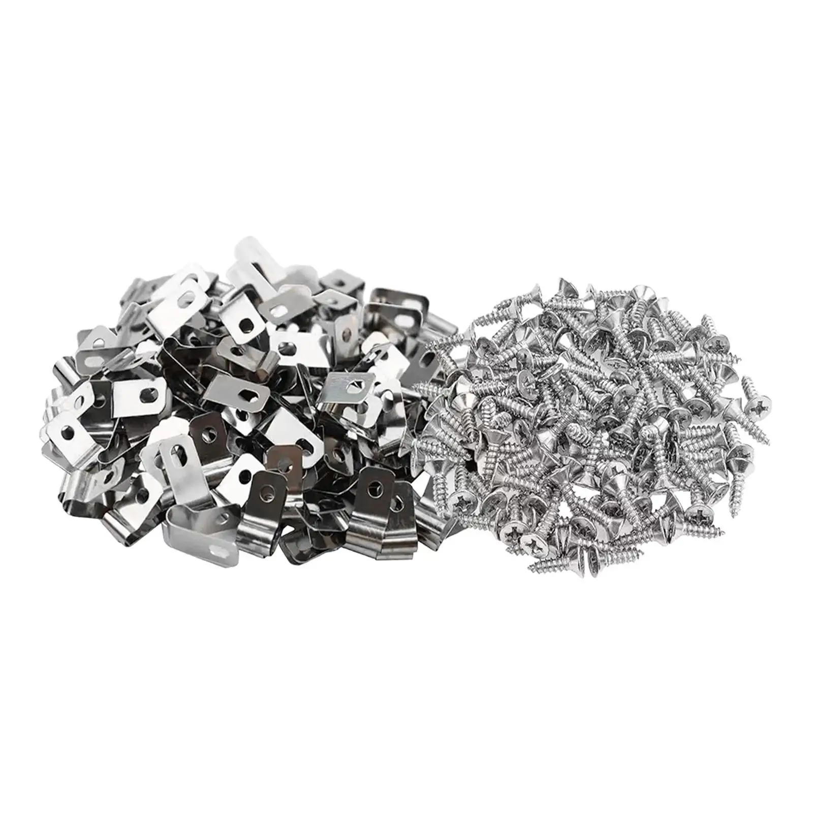 100Pcs Fence Cage Mounting Clips Aluminum Simple Installation Versatile for Farms Warehouses Livestock Fencing Clips Accessories