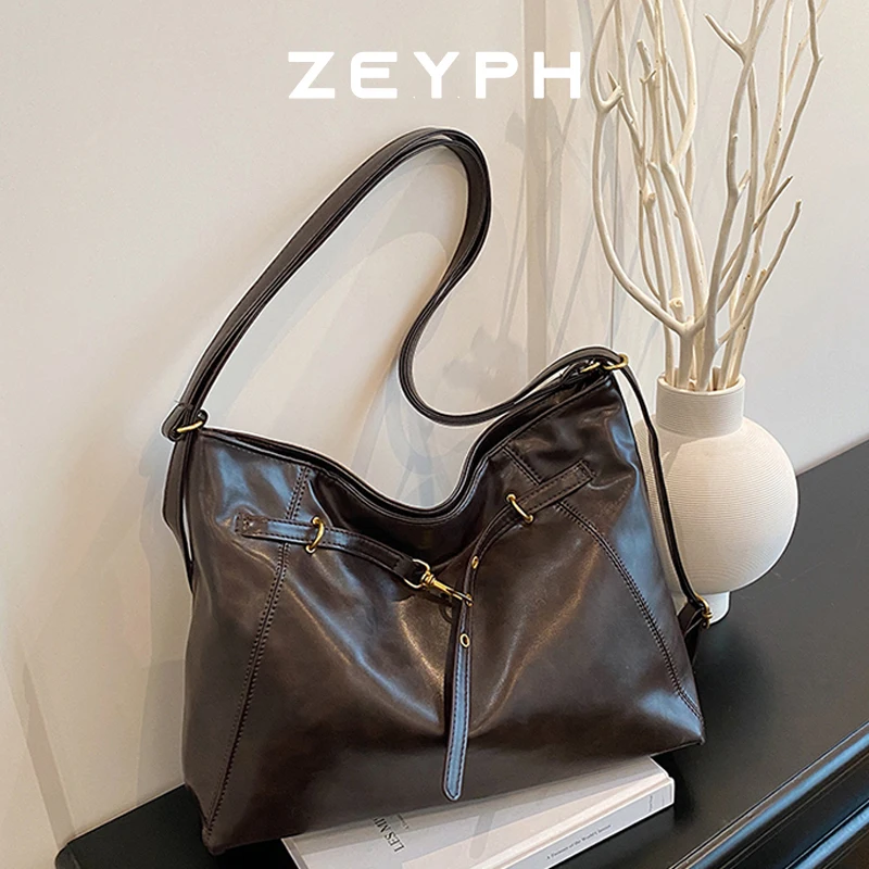 

Zeyph Solid Colour Simple Women s Four Seasons Classic Shoulder Bag Tote Bag Large Size Large Capacity