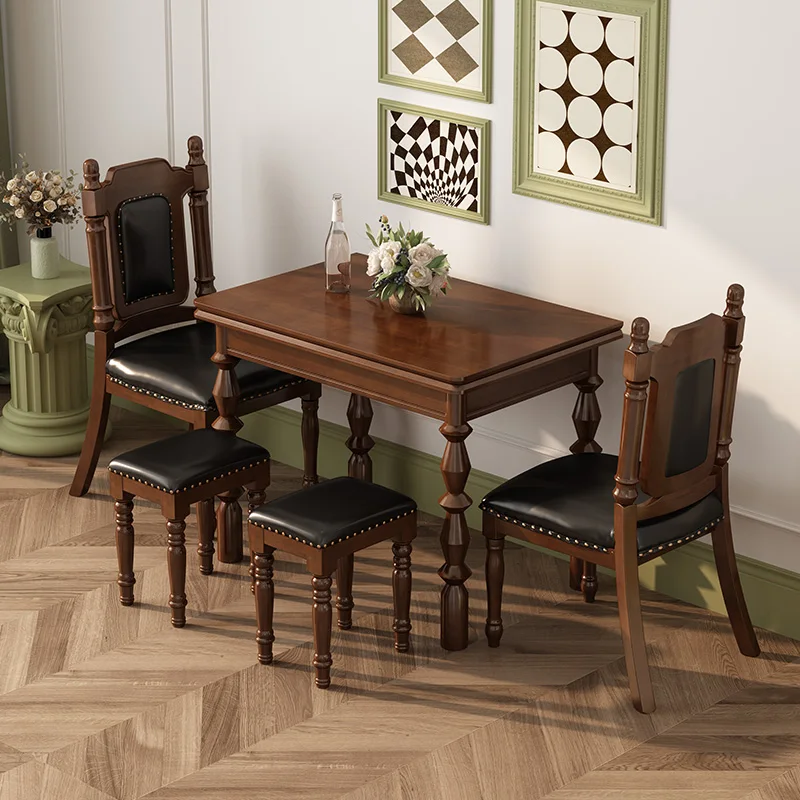 كراسي تناول الطعام الخشبية للمطاعم كراسي تناول الطعام عتيقة على شكل عرش الغرور طبق الأصل من الشمال Sillas Para Comedor أثاث فريد من نوعه