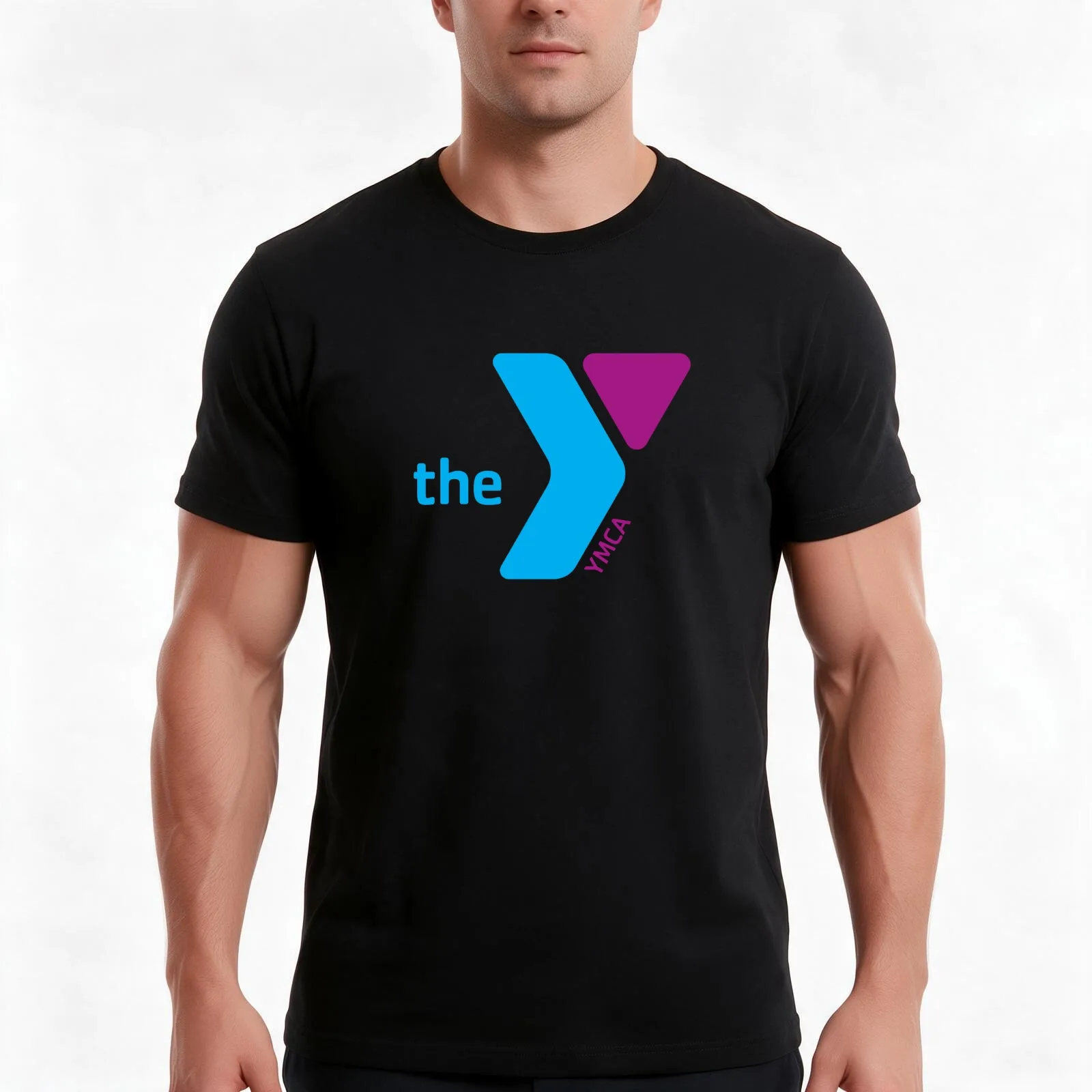 Y-M-C-A of the USA T-Shirt, Summer Casual Cotton Tee, Oversized Streetwear Tops, Vintage Graphic Print, Loose Fit Short Sleeve
