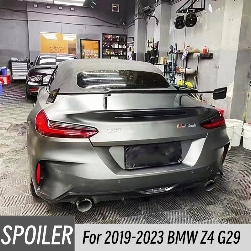 

For 2019-2023 BMW Z4 G29 Real Carbon Fiber Rear Trunk Lid Lip BodyKit Spoiler Wings Exterior Tuning Accessories Part