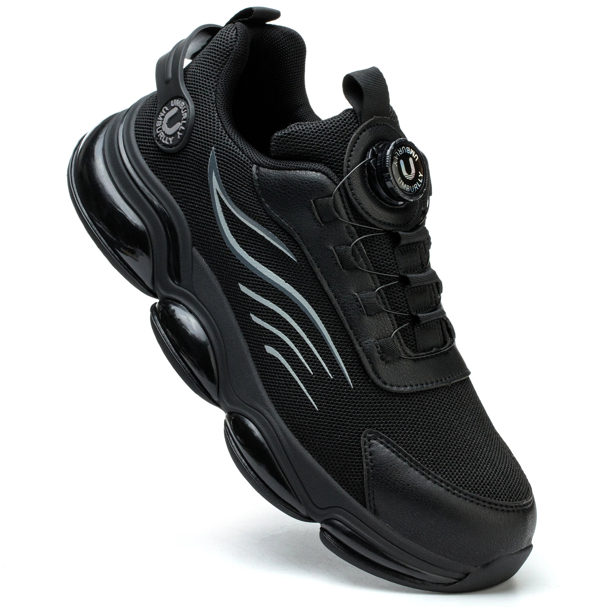 2026 New Rotating Button Fashion Sports Safety Protection Shoes Lightweight Comfortable Work Boots