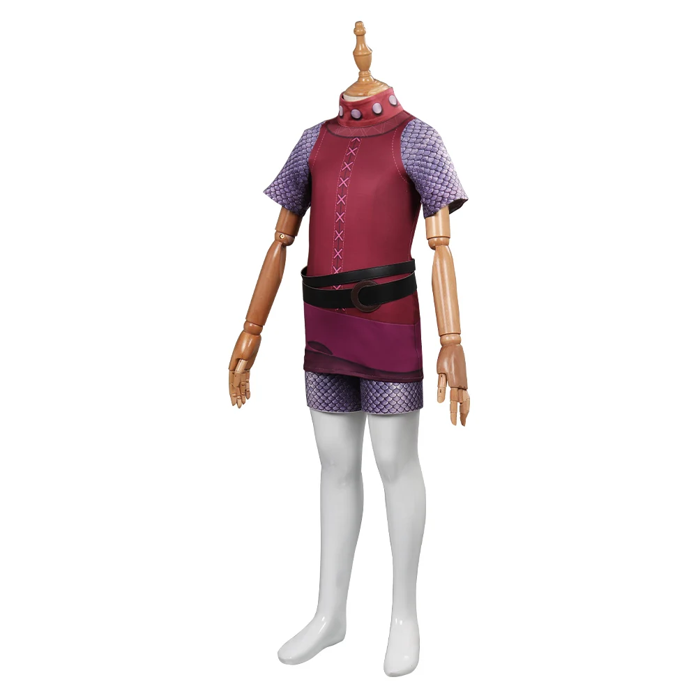 Nimona Cosplay Costume para crianças, meninas T-shirt, shorts, roupas de cinto, Halloween, festa de carnaval, terno disfarçado