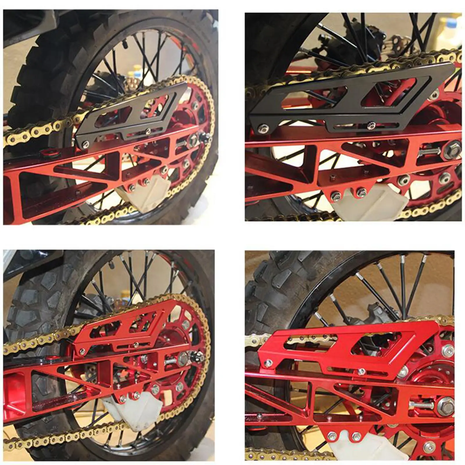 Aluminum Motorcycle Chain Protector Durable Chain Guard Bike Slider for Honda CRF250L KLX125 WR155 Offroad
