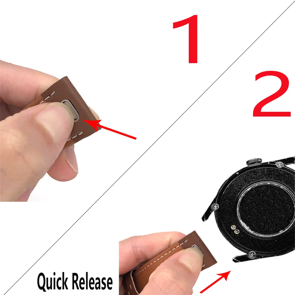 Bracelet de montre en cuir PU 22mm, pour Garmin Forerunner 570 47mm 265 255 745 955 945, pour Vivoactive 4 Venu 2 3, remplacement