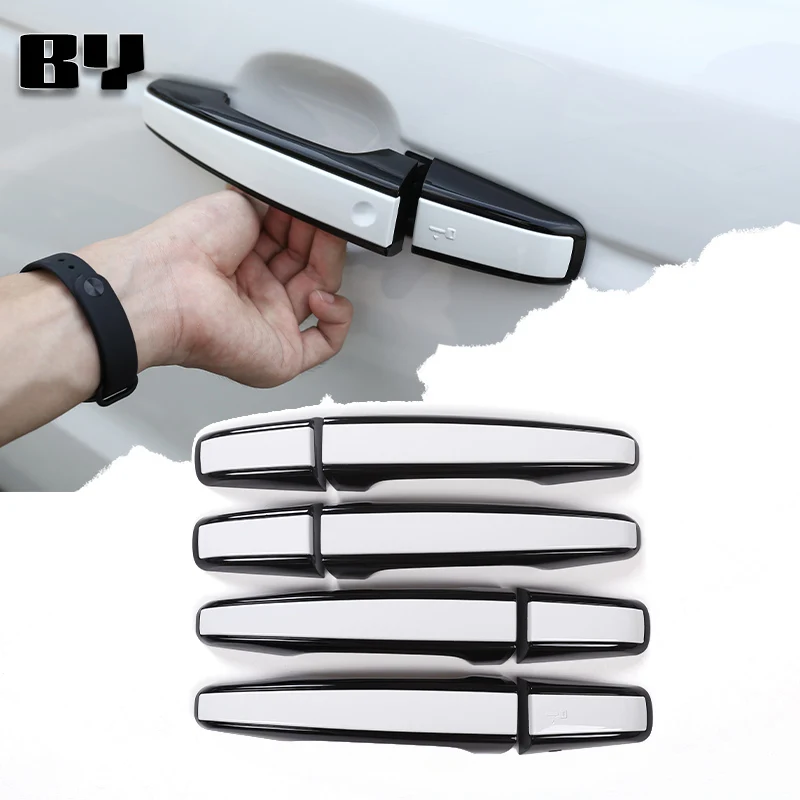 

8pcs Car Door Handle Trim For Land Rover Discovery Sport LR5 Range Rover Sport Evoque Vogue LR405 RR Sport Replacement Parts LHD