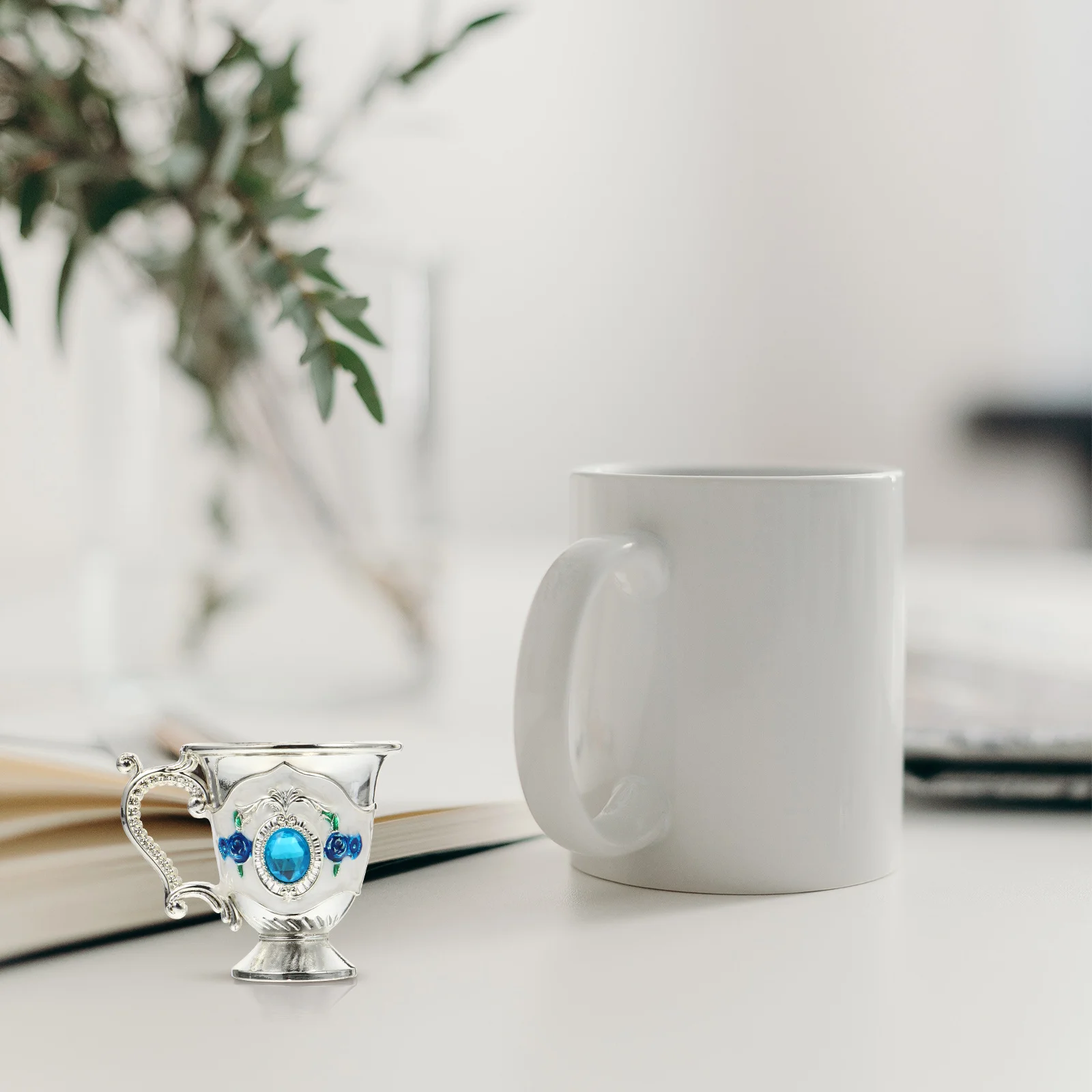 

1 шт., чашка в стиле ретро, европейский дизайн, креативный контейнер для напитков для домашнего бара, кофе, чая, вина, чашка для питья из цинкового сплава