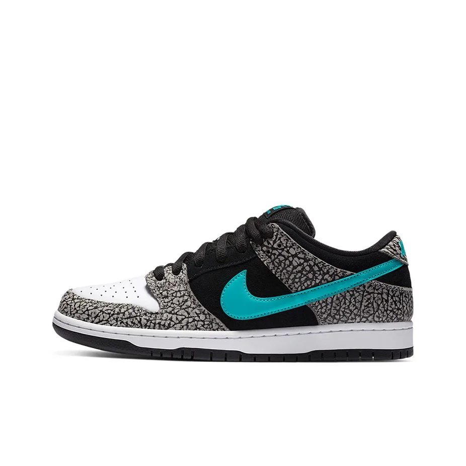 Nike Dunk SB Skateboard Shoes Unisex Low Top Black/White/Gray BQ6817-009