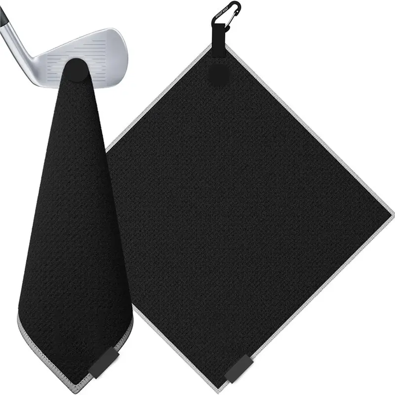 

-[Cilae-17R] Premium Absorbent Fiber Magnetic Towel Waffle Weave Pattern For Golf For Golf Carts Or Clubs For Golfing Gear With