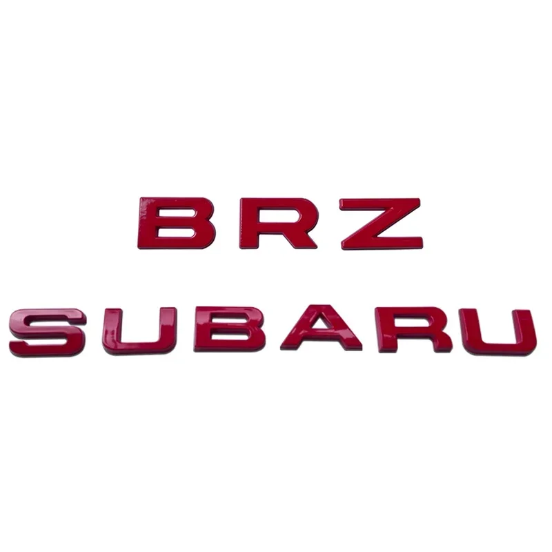 Car Rear Trunk Metal Emblem Stickers Auto Body Badge for Subaru BRZ SYMMETRICAL AWD Logo Tribeca XV STI Forester Impreza