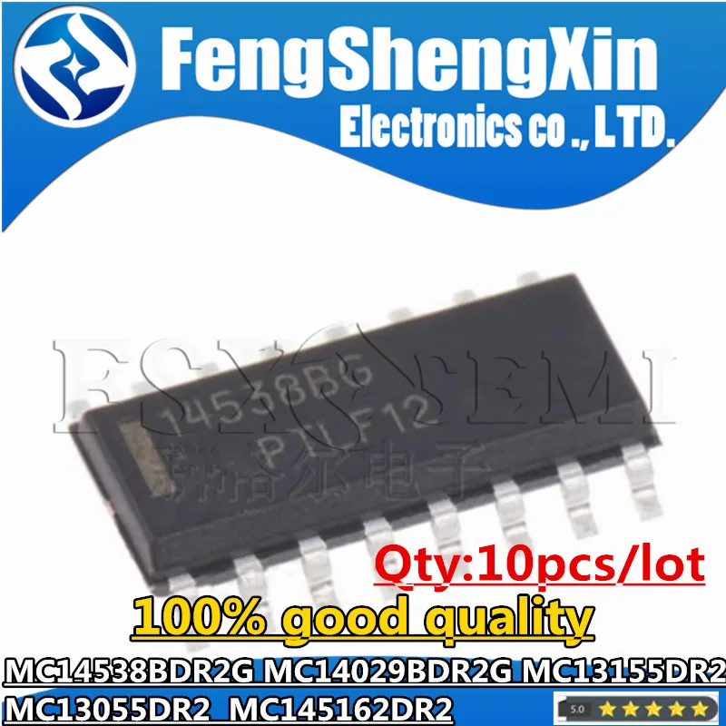 10pcs MC14538BDR2G  MC14029BDR2G MC13155DR2 MC13055DR2  MC145162DR2 14538BG 14029BG MC13155D MC13055D MC145162D SOP Chips