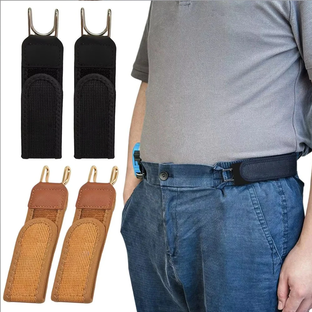 Adjustable Buckleless Belt for Men Hook Elastic Waist Buckle Free Waist Belt Tactical Casual No Buckle Invisible Belts Men Gift image 5