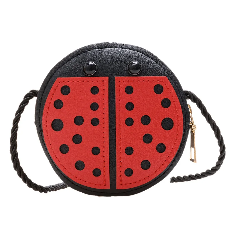 

Cartoon Bee Ladybug Snail Messenger Bag Lovely Children's PU Leather Coin Purse Handbags Cute Kids Accessories Shoulder Bags