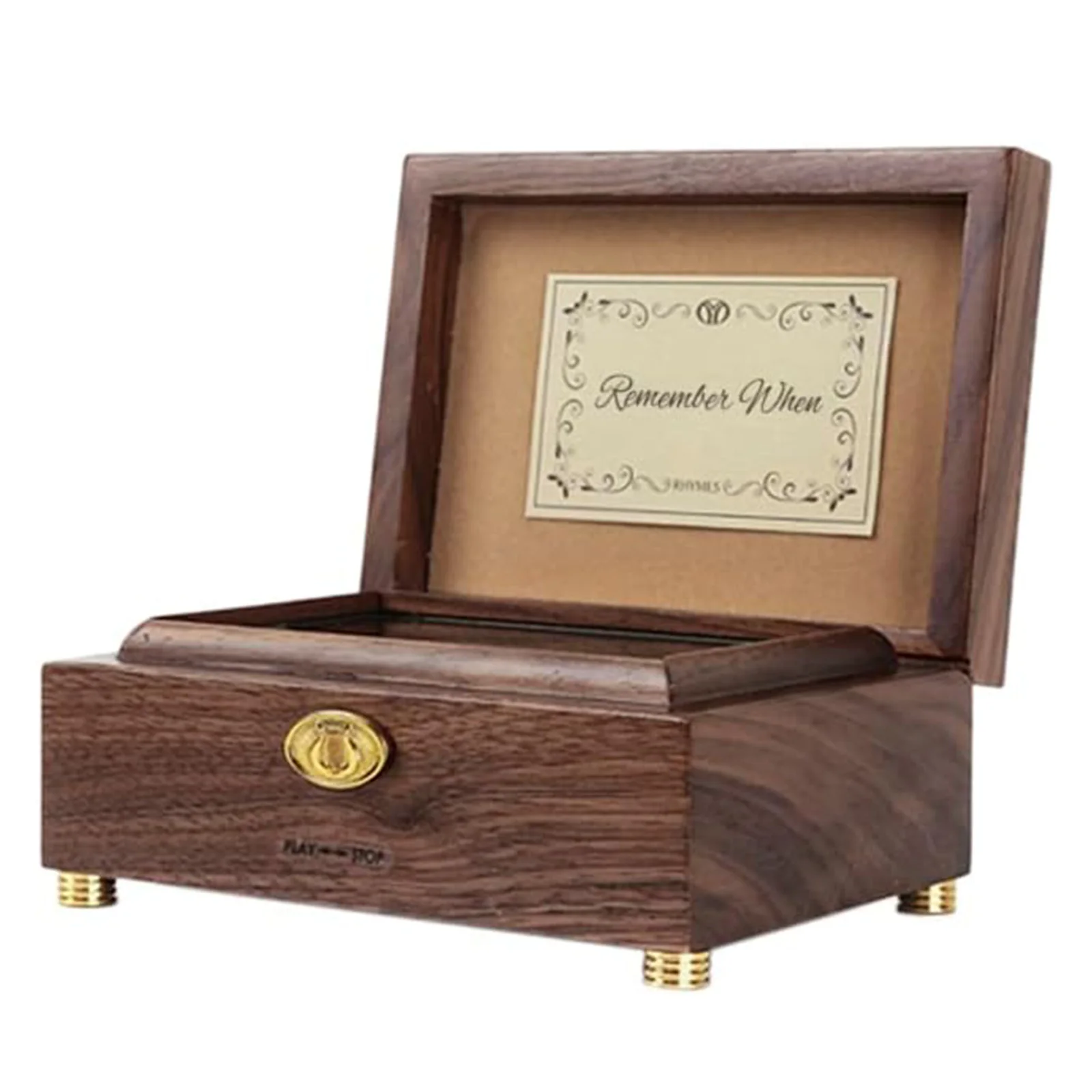 SOFTALK Remember When 30 Note Single High-End Layer Solid Wood  Music Box Birthday, Christmas, Valentine's Day Gift