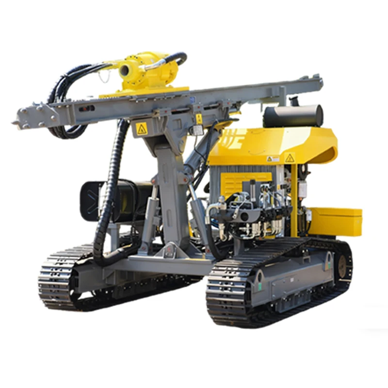 Remote Control Hydraulic Auger Solar Pile Driver Crawler Type PV Pile Driving Machine