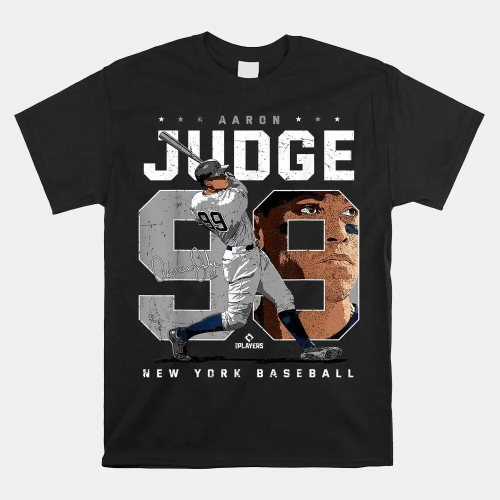 SALE!! Aaron Judge Number Portrait Baj New York T-Shirt, Size S-5XLHigh Quality 100%Cotton Short Sleeve