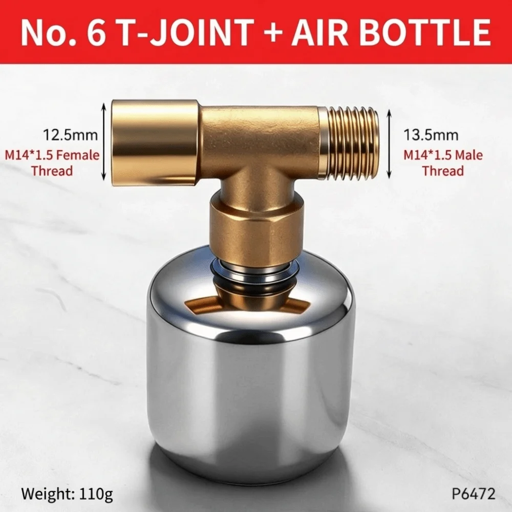 Removable Sprayer Pressure Cylinder Full Copper High Pressure Garden Sprayer Cylinder Leak-Proof Corrosion-Resistant