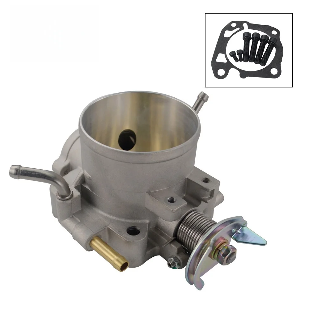 All Aluminum Silver Intake Manifold 70mm Throttle Body For Honda B16 B18 D16 F22 B20 D/B/H/F EG EK H22