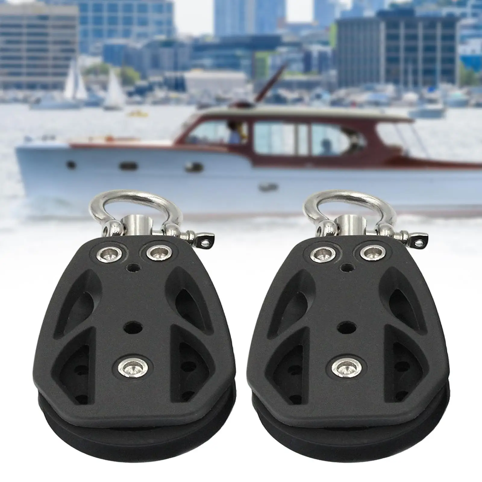 Single Swivel Sailing Block Sailing Hardware Low Friction Hardware Nylon Marine