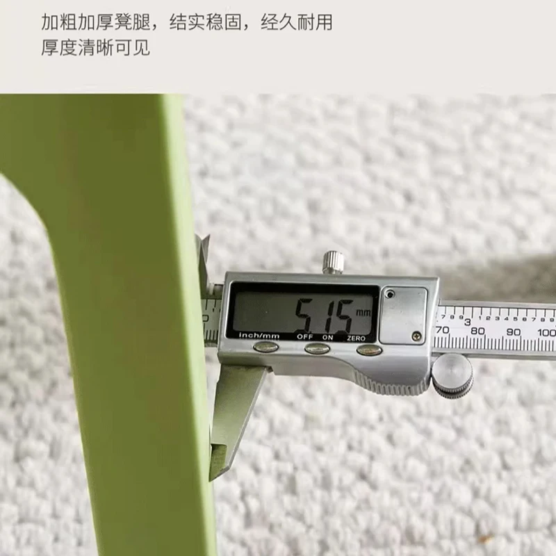 مقعد بلاستيكي سميك غير قابل للانزلاق للحمام، مسند دائري آمن وقابل للتكديس للبالغين والأطفال للاستخدام الداخلي والخارجي