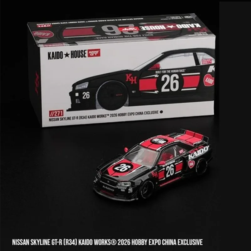 1:64 Kaido House Minigt 2026 Hec Nissan Skyline Gt-R Ltdedn R34