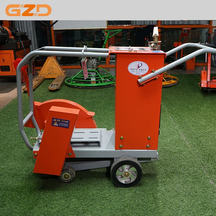 High Power Diesel Road Cutter Machine 350 400 500 Mm Blade 180mm Depth Concrete Road Cutting Machine