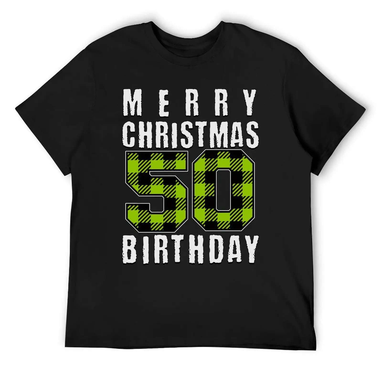 

Merry Christmas 50 Birthday T-Shirt fashion shirts tops vintage graphic tee shirts graphic tee men