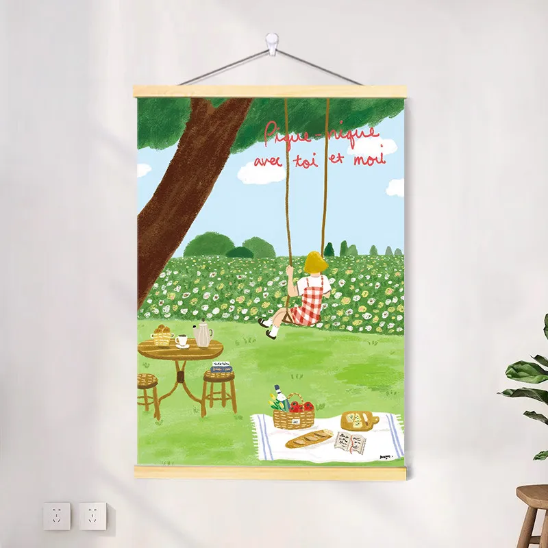 Room Decor Aesthetic – French Countryside Poster Set, Rustic Village & Nature Art for Tea Room, Yoga Studio & Mindful Nook