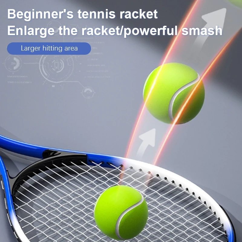 Tennis Racket Single Trainer Children\'s Beginners Serve Rebound Training College Students Tennis Racket Set