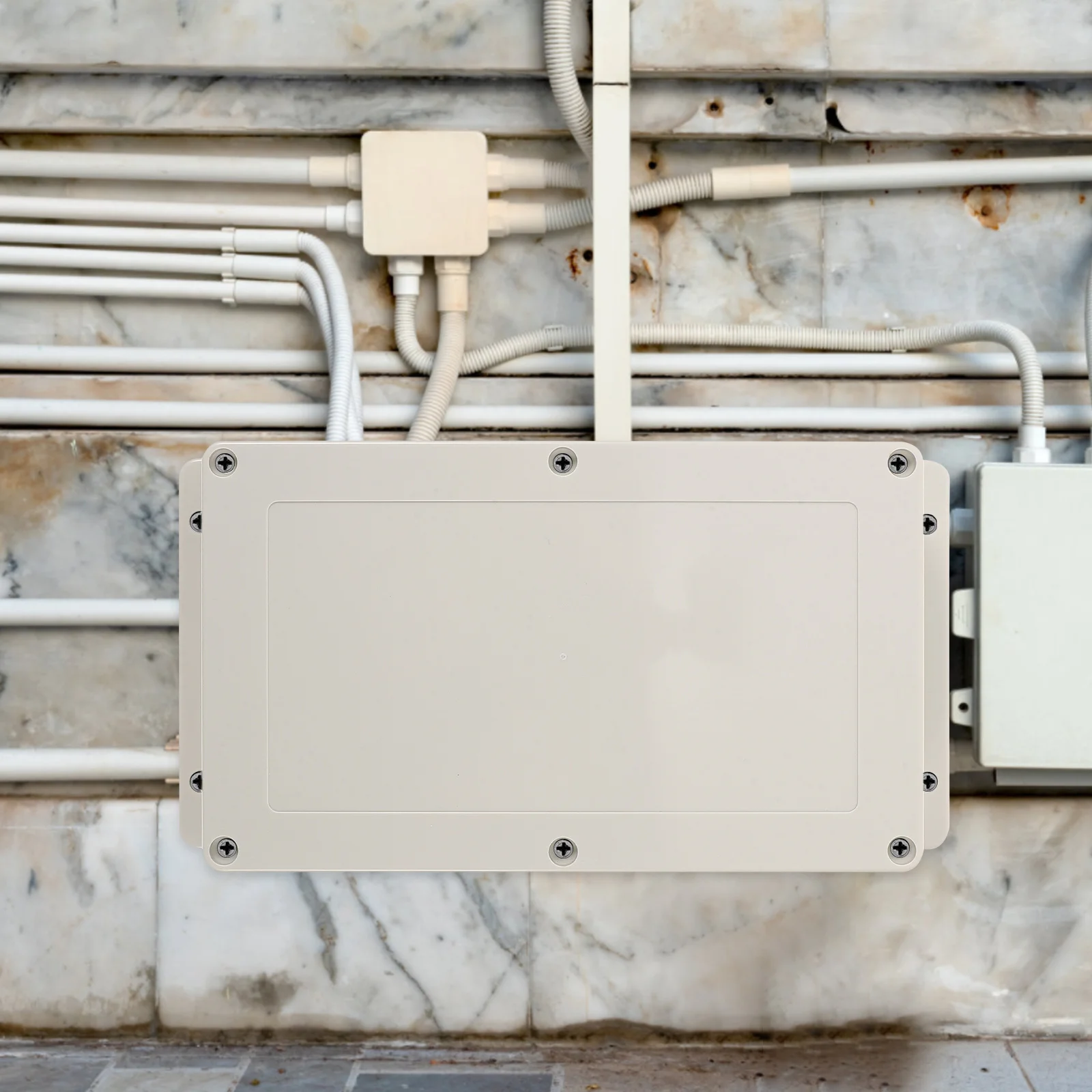 

Plastic Waterproof Junction Box 200x120x67mm IP66 Outdoor Electrical Enclosure Cable Pass Through