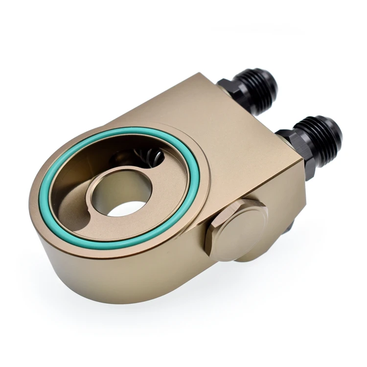 Per Honda Filtro Olio di Raffreddamento Sandwich Filettatura Piastra Adattatore Adattatore Olio In Alluminio Con Connettori M20 * 1.5 E 3/4