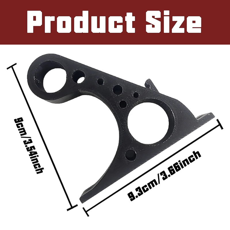 Black Plastic Helmet Wall Mount Holder, Sturdy Durable Rack, Secure Hold Full Face Helmet Without Scratches, Rust & Corrosio