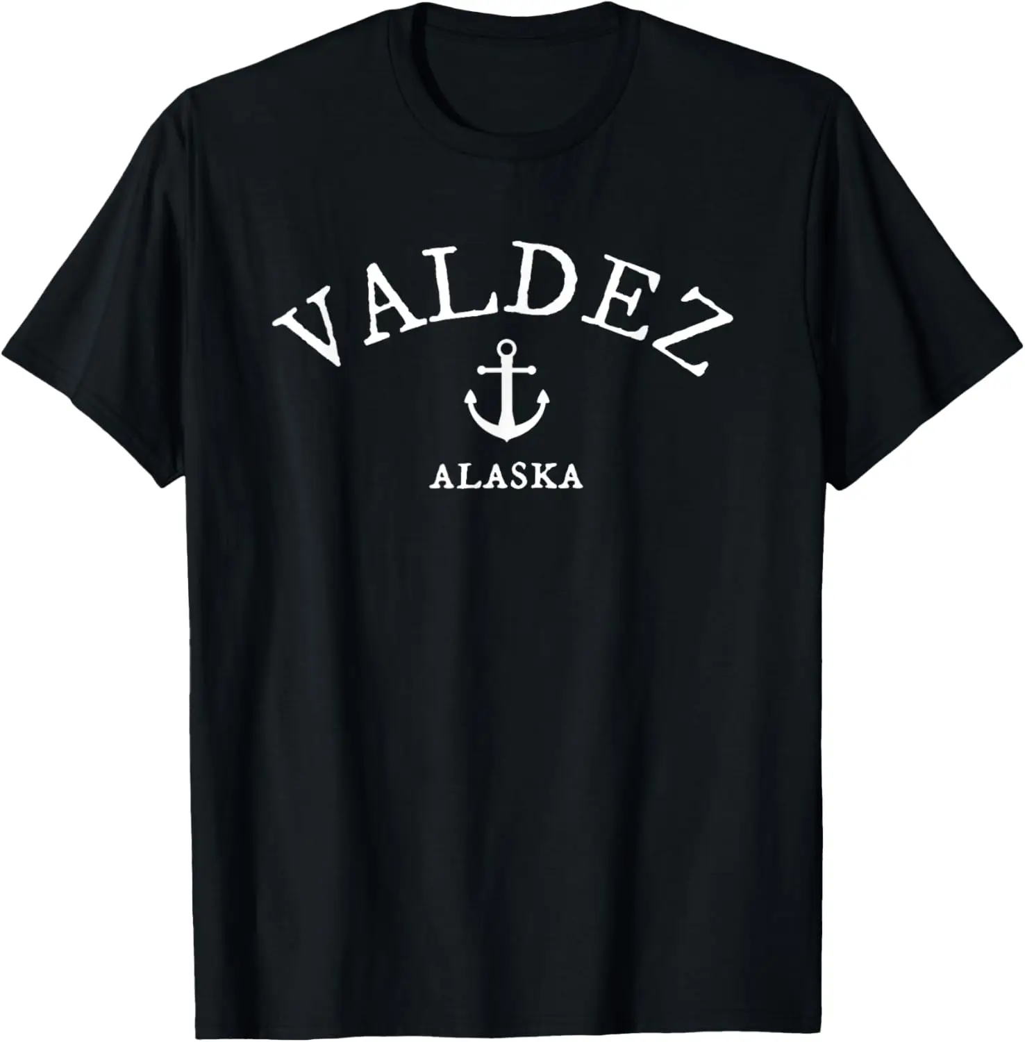 Valdez Alaska T-Shirt, AK Sea Town Tees