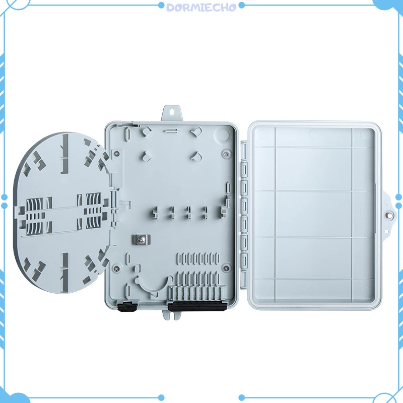 

8-core Optical Fiber Distribution Box Wall Mounted, Indoor And Outdoor, Waterproof, Optical Fiber Distribution Box