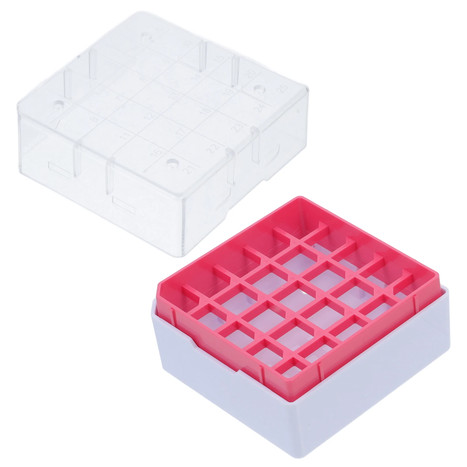 

Freezer Box Compartments Cryogenic Cryovial Freezer Boxes Container Test Tubes Vial Storage Laboratory Plastic Low Temperature